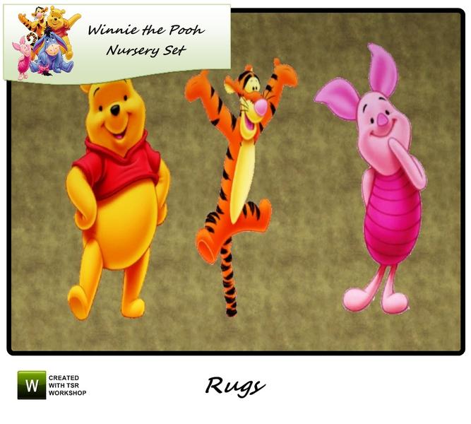 mensure's Winnie The Pooh Rugs