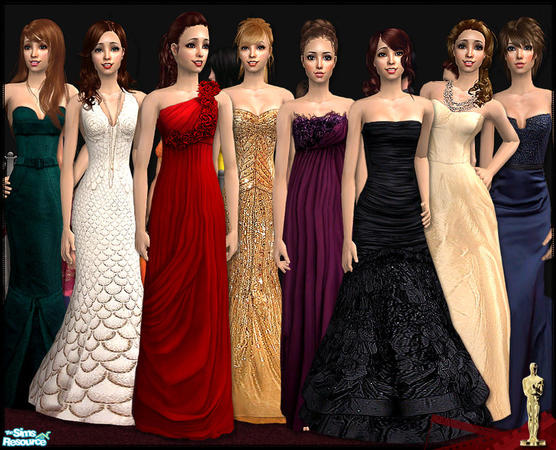  The Sims 2. Женская одежда: выходной костюм W-556h-450-179707