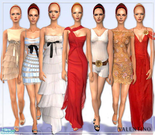 sims -  The Sims 2. Женская одежда: выходной костюм W-516h-450-193751