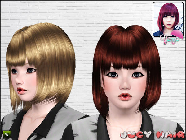 причёски - The Sims 3: женские прически.  - Страница 63 W-600h-450-2291541