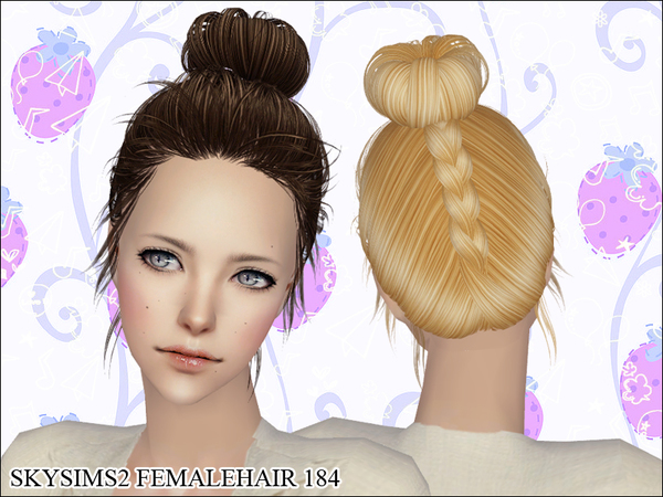 причёски - The Sims 2: Женские прически. Часть 4. W-600h-450-2420091