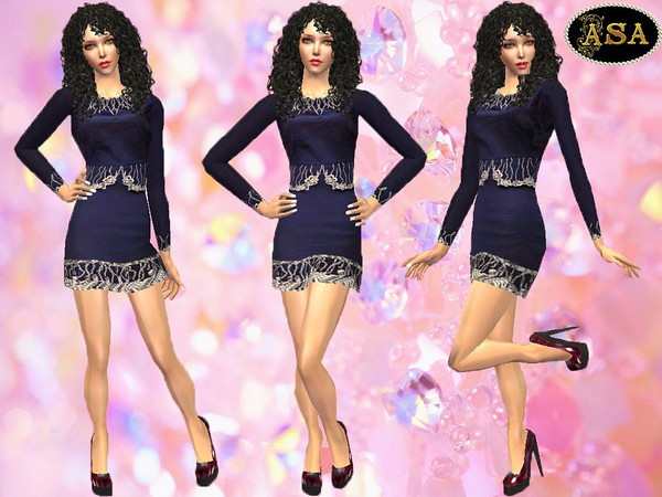одежда -  The Sims 2. Женская одежда: выходной костюм - Страница 26 W-600h-450-2436789