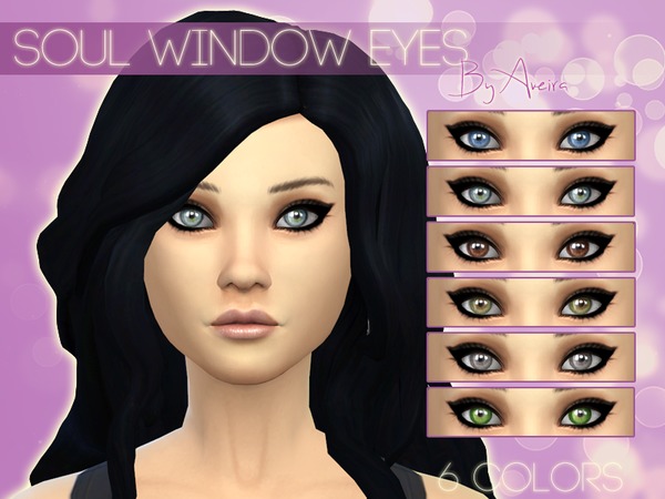 sims - The Sims 4. Глаза W-600h-450-2484902