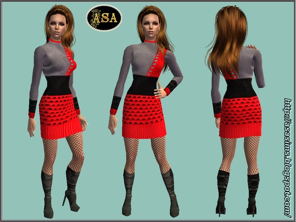  The Sims 2. Женская одежда: повседневная. Часть 3. - Страница 48 W-600h-450-2547103
