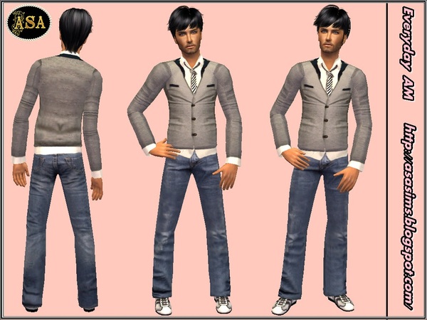 одежда -  The Sims 2. Мужская одежда: повседневная. - Страница 22 W-600h-450-2549876