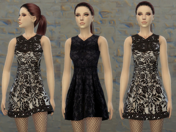 http://www.thesimsresource.com/downloads/details/category/sims4-clothing-female-teenadultelder-everyday/title/tatyananame--lace-black-dress/id/1286437/