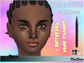 NUDE Child Eyeliner - Set 8 - The Sims 4 Catalog