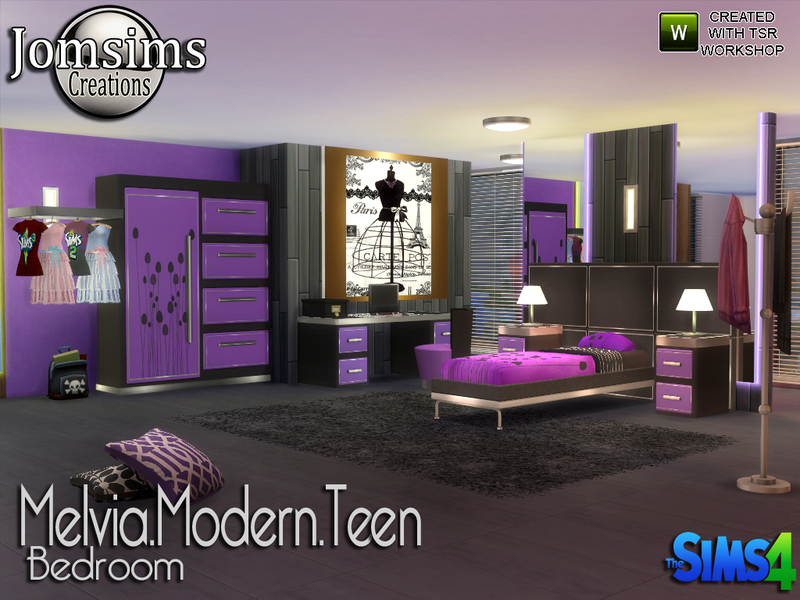 Modern Teen Bedroom 43