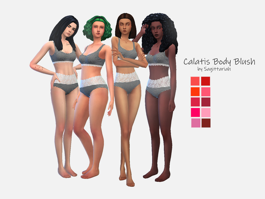 The Sims Resource Calatis Body Blush Skin Details