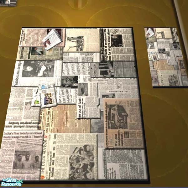 buntah's Newspaper rug