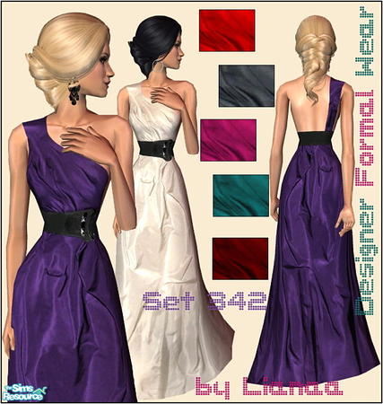  The Sims 2. Женская одежда: выходной костюм W-427h-450-89694