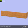 Asarina Curtain Valance Right Section 1-tile (moveable) by Kriss - Click to view and download separately!