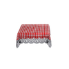 Lace Trim Tablecloth 1x1 by LilyOfTheValley - Click to view and download separately!