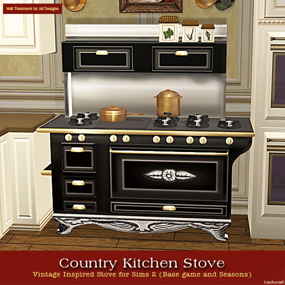The Sims Resource May 24th, Sims 2 Country Kitchen Stove Set!