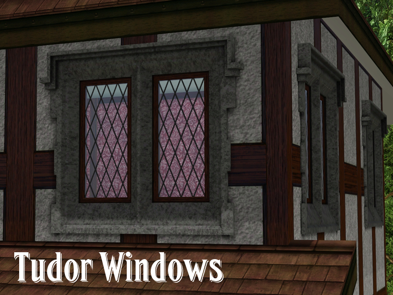Tudor Counter Window