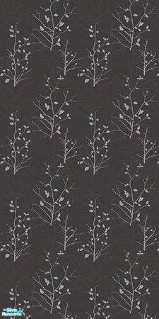 Sims 2 — Modern Wallpapers - Black Leaf by ayyuff — 