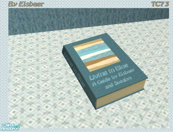 Sims 2 — Mira Oala in Blue TC73 - Book by Eisbaerbonzo — My blue version of Mira\'s fabolous book.