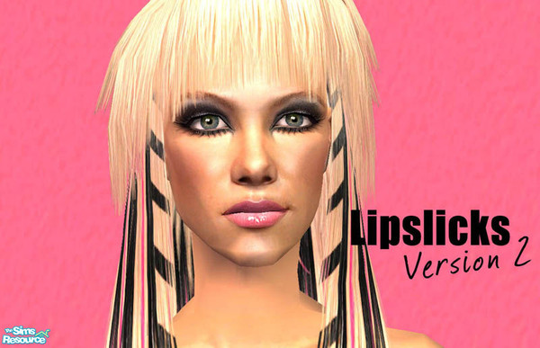 Sims 2 — Lipslicks Version 2 - Pink Apple by 06bek — 
