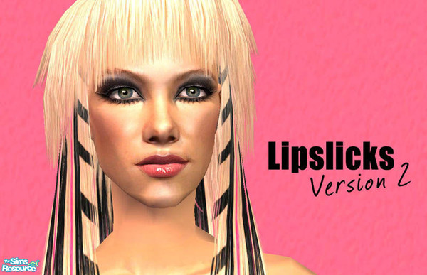 Sims 2 — Lipslicks Version 2 - Strawberry by 06bek — 
