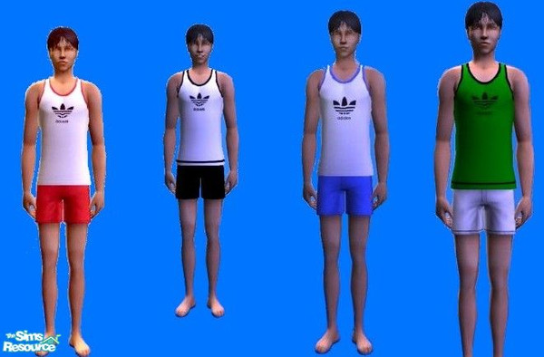 Sims 2 — adidas sports. by qvisn — This item is for athletics,swimming and undies. by qvisn