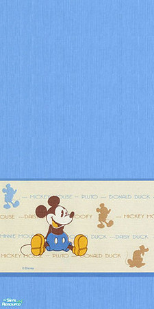 Sims 2 — Dream World Collection (Blue-Mickey Mouse) by ayyuff — 