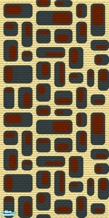 Sims 2 — Retro Neutral Set - Retroneutral02 by hells_pardon — Part of the Retro Neutral set which includes 6 walls and 3