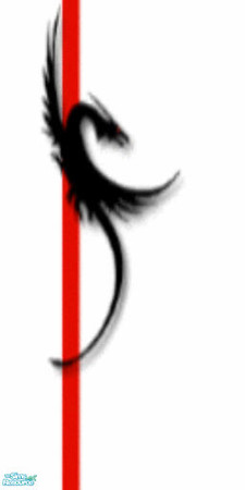 Sims 2 — Epona Styalised Dragon Set - Eponastyaliseddragonwall by EponaValkyrie — A revamped version of my TS1 wall, now