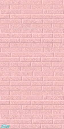 Sims 2 — Pale Pastel Brick Wall Set - Red by shadow66 — From my \'Pale Pastels Collections\' - This is one from a set of