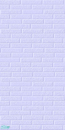 Sims 2 — Pale Pastel Brick Wall Set - Lilac by shadow66 — From my \'Pale Pastels Collections\' - This is one from a set