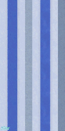 Sims 2 — Deck Chair - Blue by Ses — A traditional sea-side deck chair inspired wallpaper in blue
