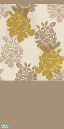Sims 2 — Overlapping Roses by Ses — A wallpaper featuring beige and yellow roses 