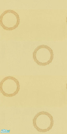 Sims 2 — Never Ending Vines by Ses — A beige wallpaper with circular vines