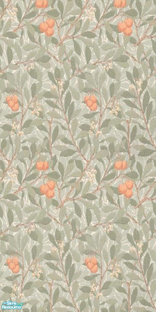 Sims 2 — Spring Berries by Ses — Spring wallpaper of berries in a bush