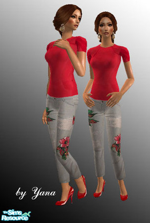 Sims 2 — №68 Y01290608 by Mishu999  — Summer skins for our sims!!!;) Download the mesh - MESH inbeatz015. Have