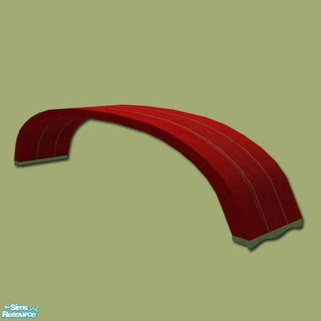 Sims 2 — Romany Life - Roof Edge - Green by Shakeshaft — Part of a recolour of the Romany Life Set in Purple and Green,