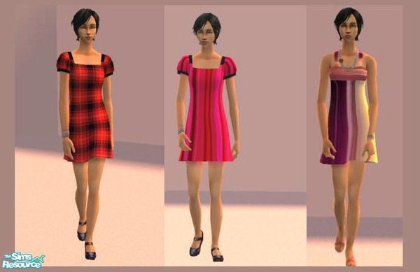 Sims 2 — Dresses. by qvisn — Three dresses for different accasions. by qvisn