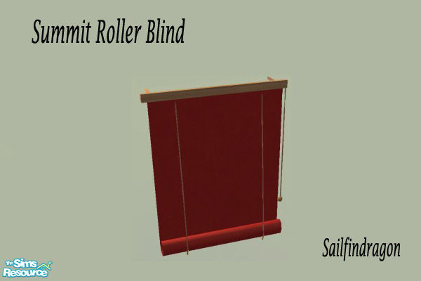 Sims 2 — Summit Furniture Collection - Roller Blinds (Mesh) by sailfindragon — Summit Furniture Collection Roller Blinds