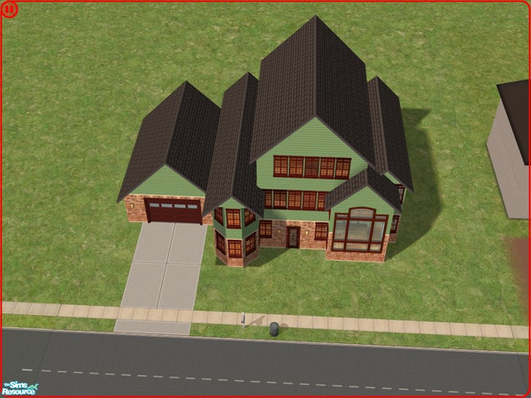 Sims 2 — Forest retreat by thepineapple — prefect for you sims who want to live hidden away in the forest. The house