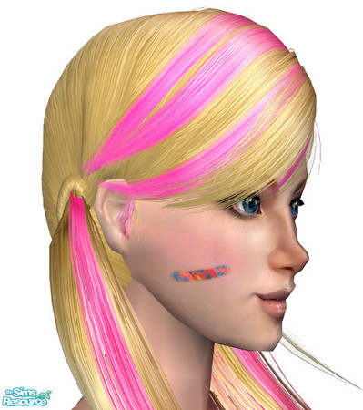 Sims 2 — Tomboy -  by simal10 — Totally inspired by Pretty_Baby\'s current avi; assorted and layerable band aids for your