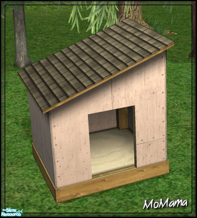 Sims 2 — NK Pets Desires - Off White by MoMama — A Pets Desires pet home in Off White. 