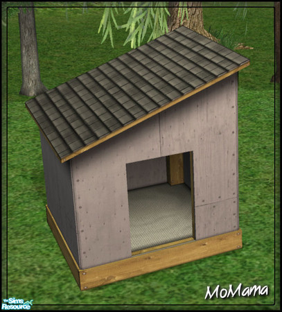 Sims 2 — NK Pets Desires - Light Grey by MoMama — A Pets Desires pet home in Light Grey. 