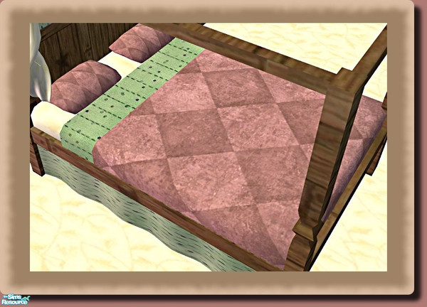 Sims 2 — TC117- Eliza Bedroom RC- Bedding by mom_of2boyz — Texture Challenge 117 is a recolor of the Eliza Bedroom by