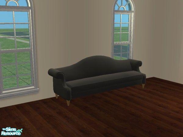 Sims 2 — MFG Sofa of Substance recolor Set - Dark Charcoal by mightyfaithgirl — A dark charcoal recolor of the Sofa of