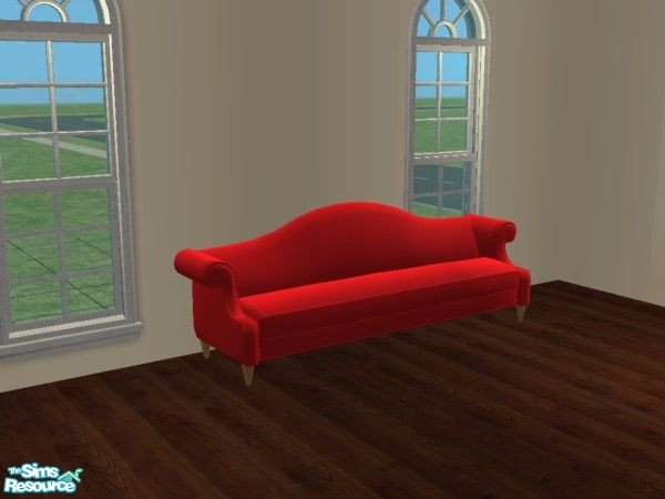 Sims 2 — MFG Sofa of Substance recolor Set - Red by mightyfaithgirl — A red recolor of the Sofa of Substance.