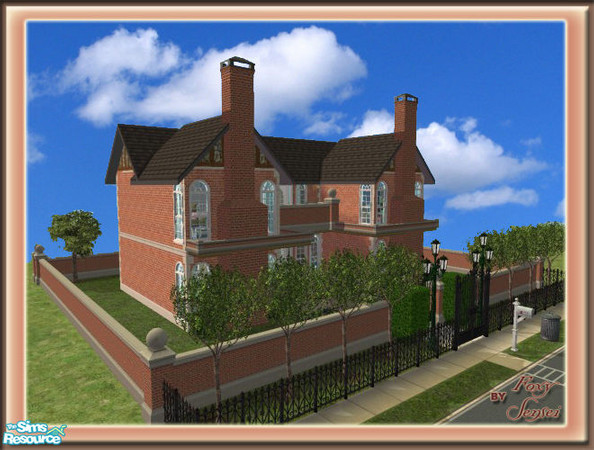 Sims 2 — Greenlands - FURNISHED by foxysensei — Unfurnished also available. See notes. Large family house, for a family