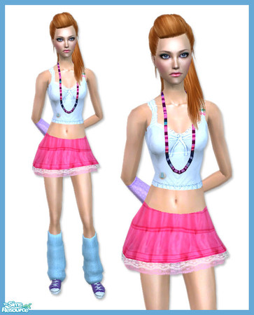 Sims 2 — Rave for Teens - Mixed by simal10 — My Rave set converted for teens. Don\'t forget to get my mesh from the link