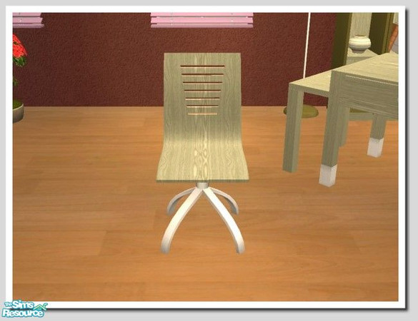 Sims 2 — Sunair CCE Study Corner in GreenWood - Chair by mky1374 — Don\'t forget the Chair Mesh please.