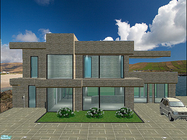 Sims 2 — Modern House 64 by kissme87 — Modern House for your sims . The size of the lot is 4x3 and cost 96,891