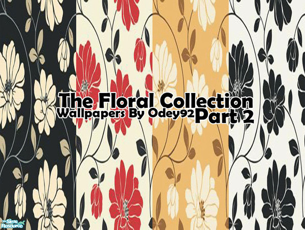 Sims 2 — The Floral Collection - Part 2 by Odey92 — This is part two to my first, floral collection.