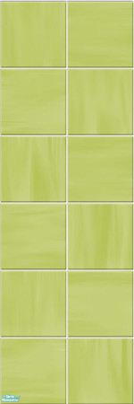 Sims 2 — Polished Paneling - Spring Green by Limefwooper — 